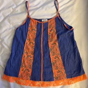 UMGEE Lace Accent Tank, Large